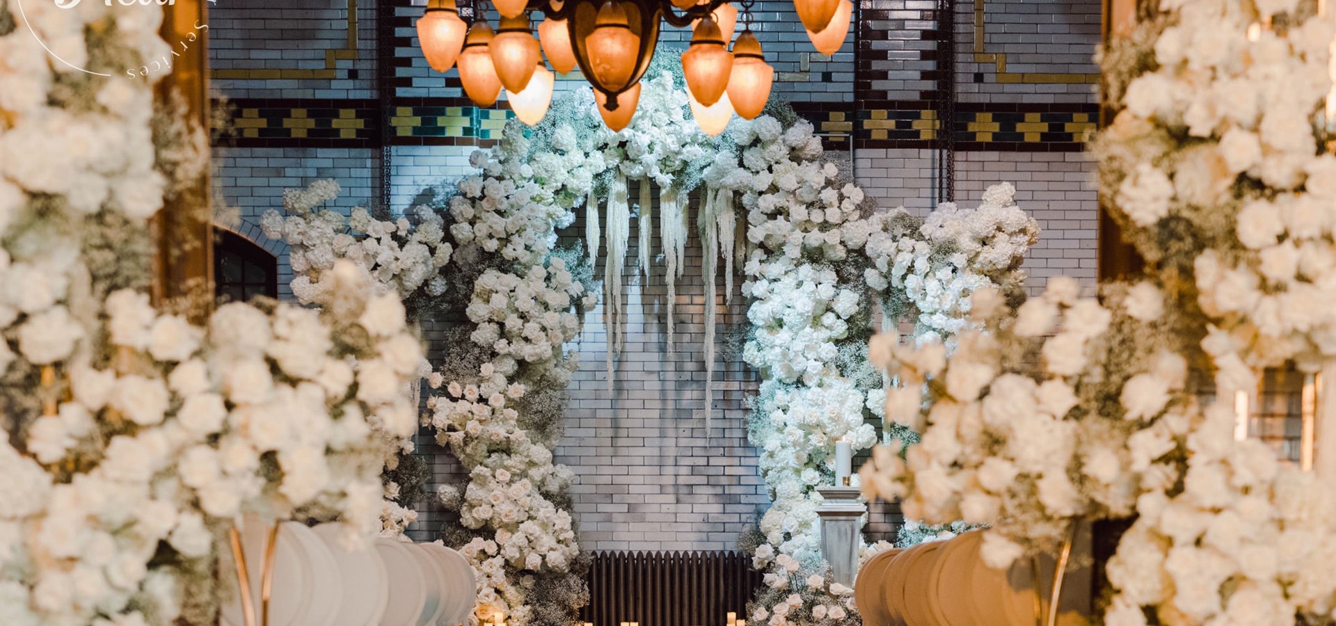 Carissa & Justin | Floral Wedding Ceremony at Casa Loma
