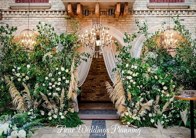 White & Green Theme
